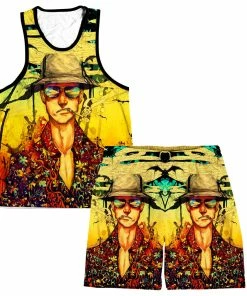 Ready To Ship Fear And Loathing Men's Tank And Shorts Combo