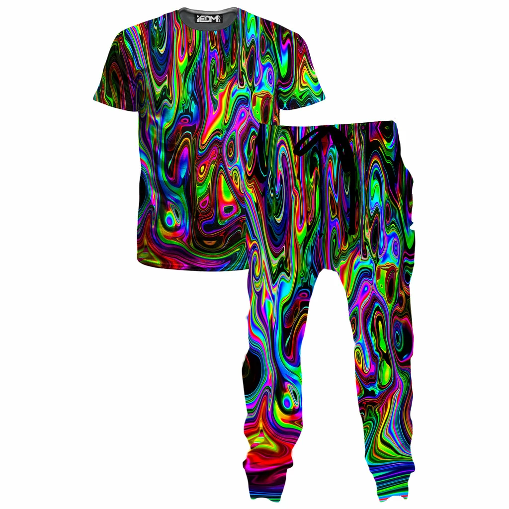 Ready To Ship Acid Drop T-Shirt And Joggers Combo 1 Ready To Ship Acid Drop T-Shirt And Joggers Combo