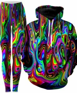 Ready To Ship Acid Drop Hoodie And Leggings Combo