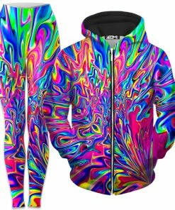 Ready To Ship Sonic Blooming Zip-Up Hoodie And Leggings Combo