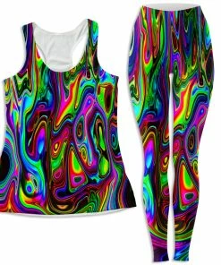 Ready To Ship Acid Drop Women's Tank And Leggings Combo