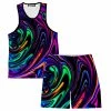 Ready To Ship Cosmic Dream Men's Tank And Shorts Combo