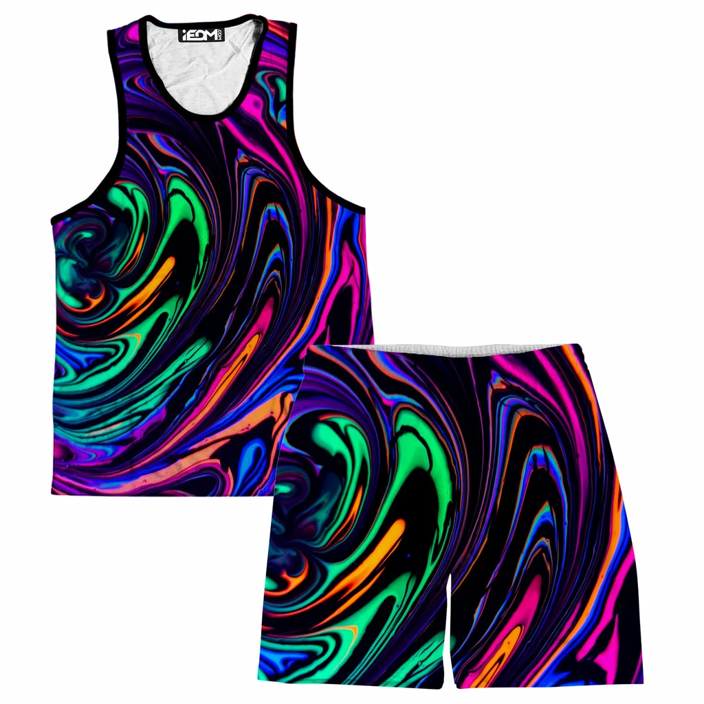 Ready To Ship Cosmic Dream Men's Tank And Shorts Combo 1 Ready To Ship Cosmic Dream Men's Tank And Shorts Combo