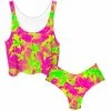 Ready To Ship 80s Baby Crop Top And Booty Shorts Combo