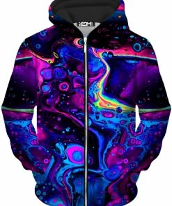 Alternative view of Ready To Ship Acid Bath Zip-Up Hoodie And Leggings Combo
