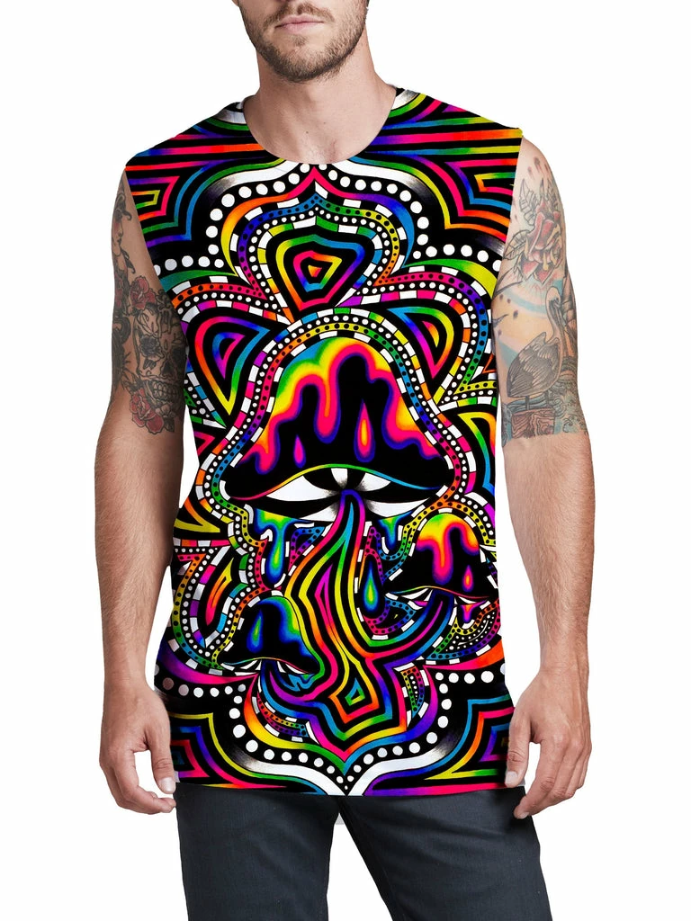 T6 Briz Shroomz Men's Muscle Tank 1 T6 Briz Shroomz Men's Muscle Tank