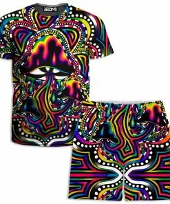 Ready To Ship Briz Shroomz T-Shirt And Shorts Combo