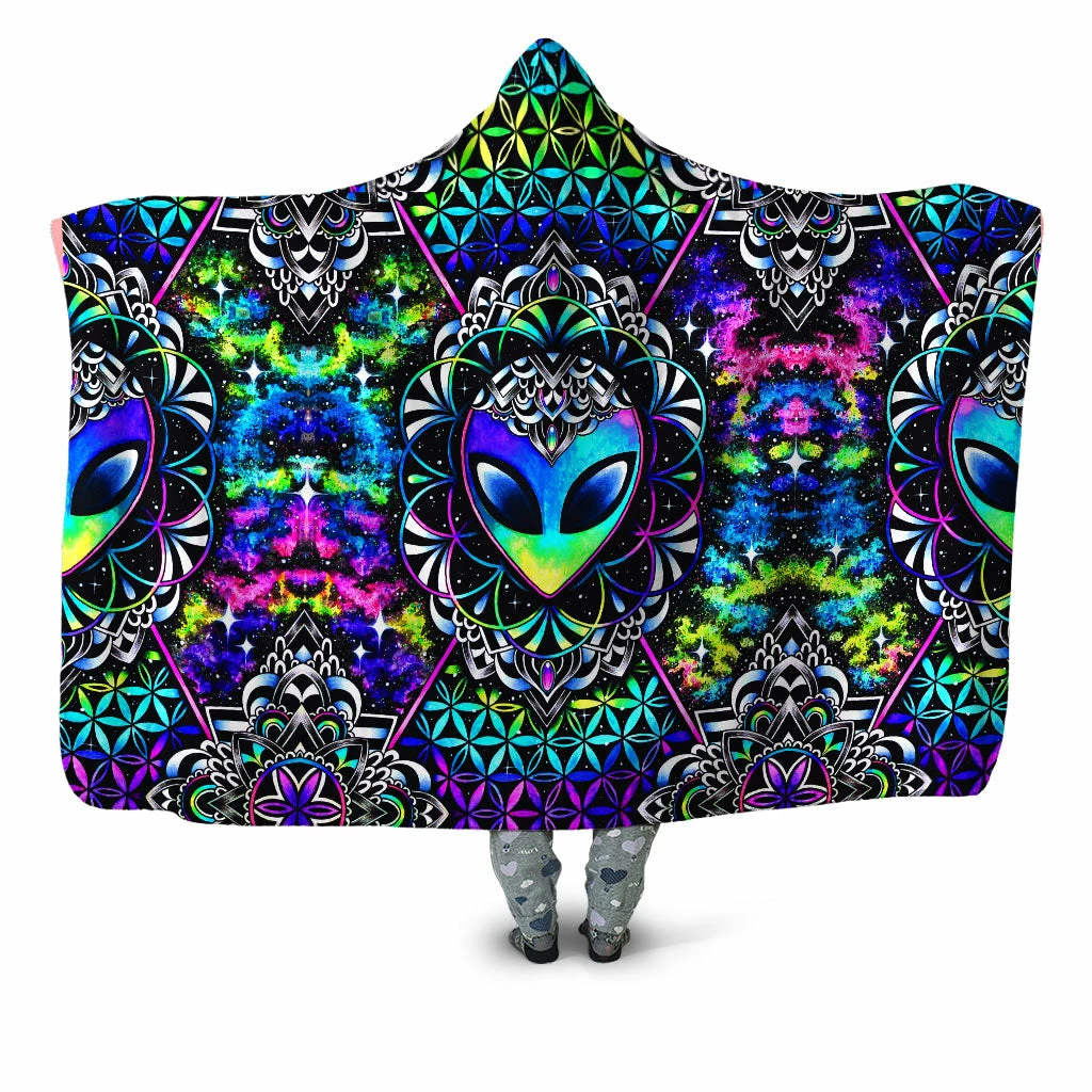 T6 Conscious Cosmos Hooded Blanket 1 T6 Conscious Cosmos Hooded Blanket