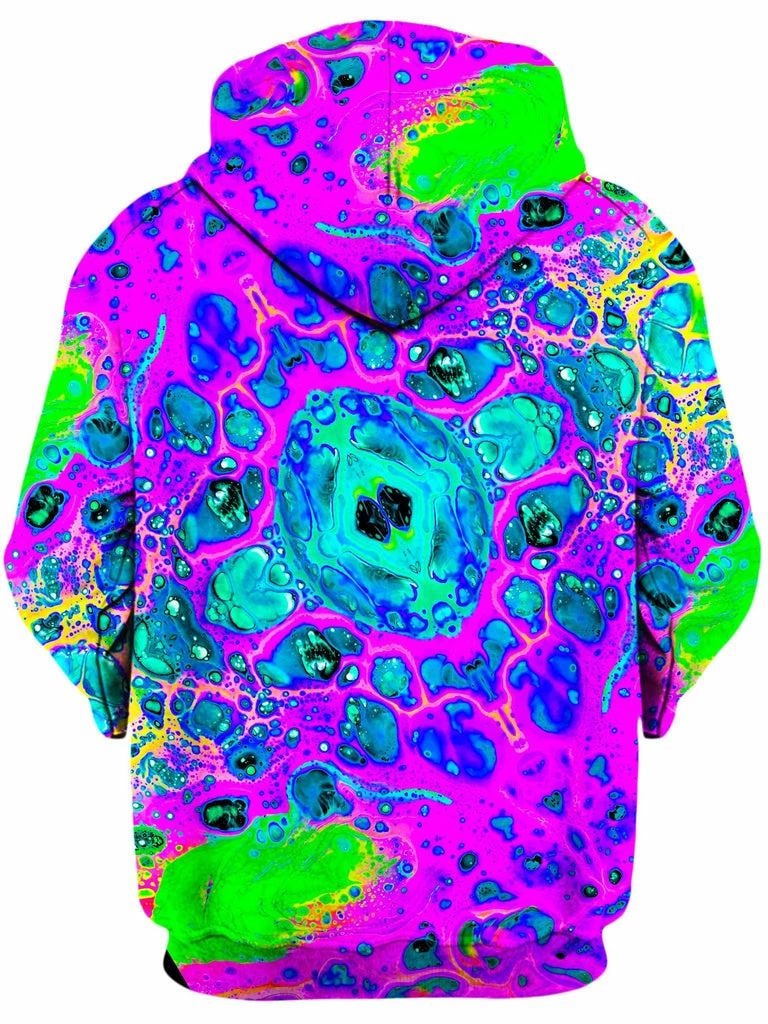 T6 Neon Drip Unisex Zip-Up Hoodie 2 T6 Neon Drip Unisex Zip-Up Hoodie - Image 2