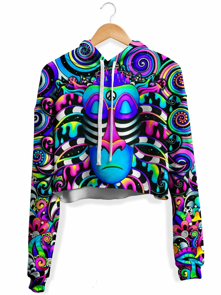 T6 Tripfiki Fleece Crop Hoodie 1 T6 Tripfiki Fleece Crop Hoodie