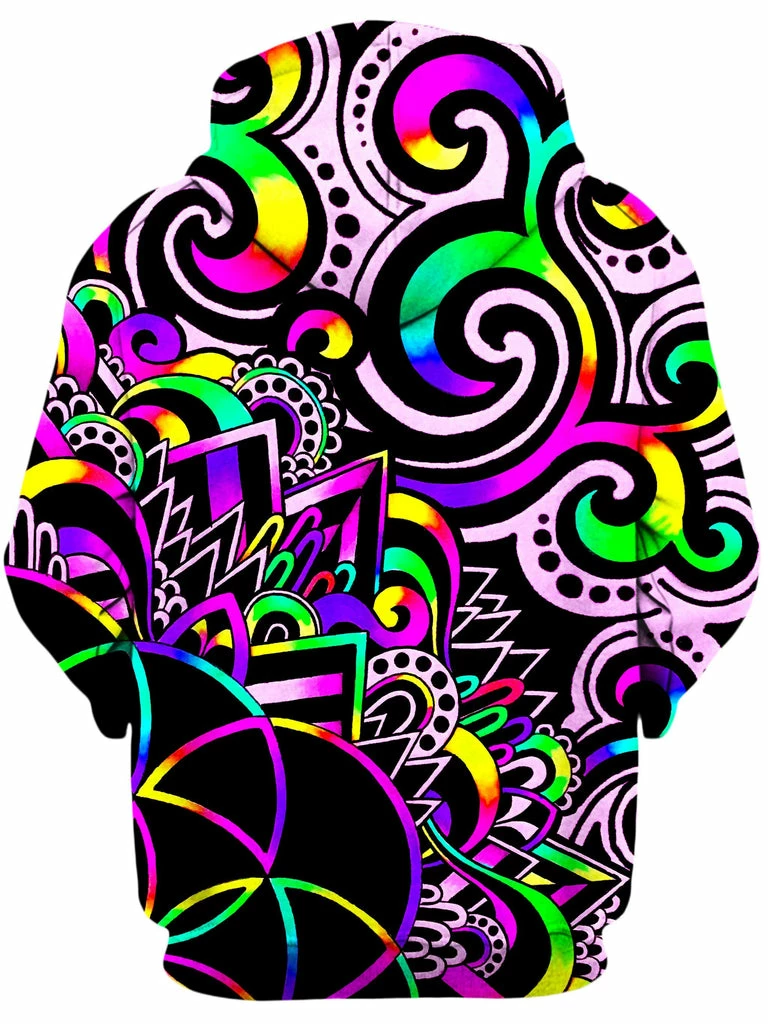 T6 White Doodle Magic V2 Unisex Zip-Up Hoodie 2 T6 White Doodle Magic V2 Unisex Zip-Up Hoodie - Image 2