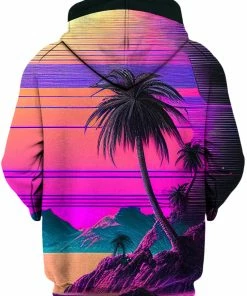 Alternative view of T6 Vapor Solar System Unisex Hoodie