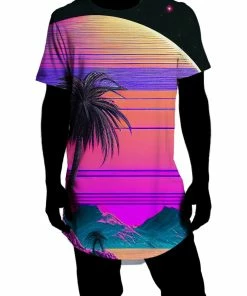 T6 Vapor Solar System Drop Cut Unisex T-Shirt