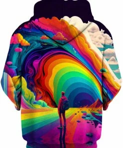 Alternative view of T6 We Are All Mad Here Unisex Hoodie