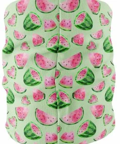 Alternative view of T6 Watermelon Pattern Bandana Mask