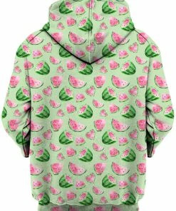 Alternative view of T6 Watermelon Pattern Unisex Hoodie