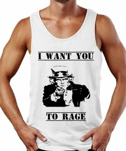 On Cue Apparel EDM Uncle Sam Tank Top