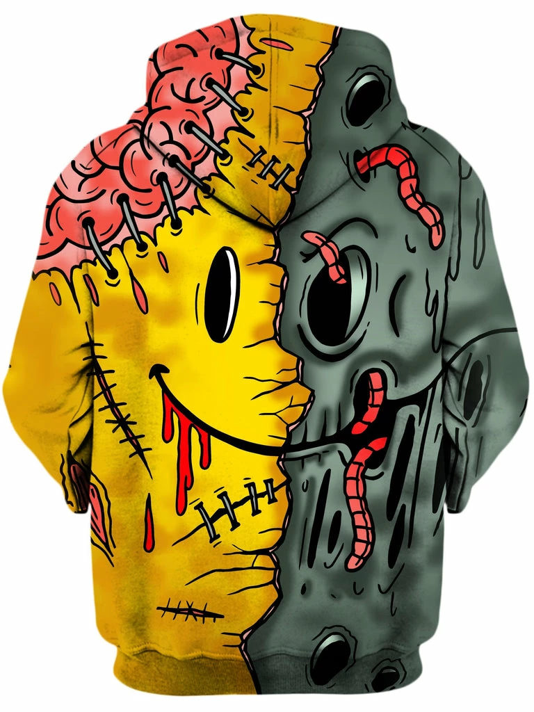 T6 Emoji Zombie Unisex Hoodie 2 T6 Emoji Zombie Unisex Hoodie - Image 2