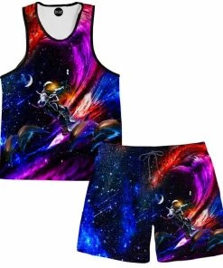 Ready To Ship Galactic Waves Tank And Shorts Combo