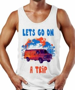On Cue Apparel Lets Go On A Trip Tank Top