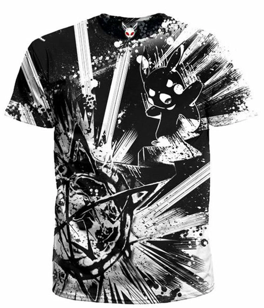 T6 Pika Black Men's T-Shirt 1 T6 Pika Black Men's T-Shirt