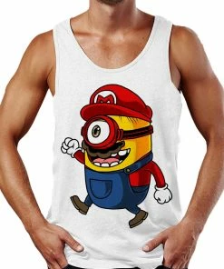 On Cue Apparel Super Mario Tank Top