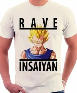 On Cue Apparel Vegeta Rave Insaiyan T-Shirt