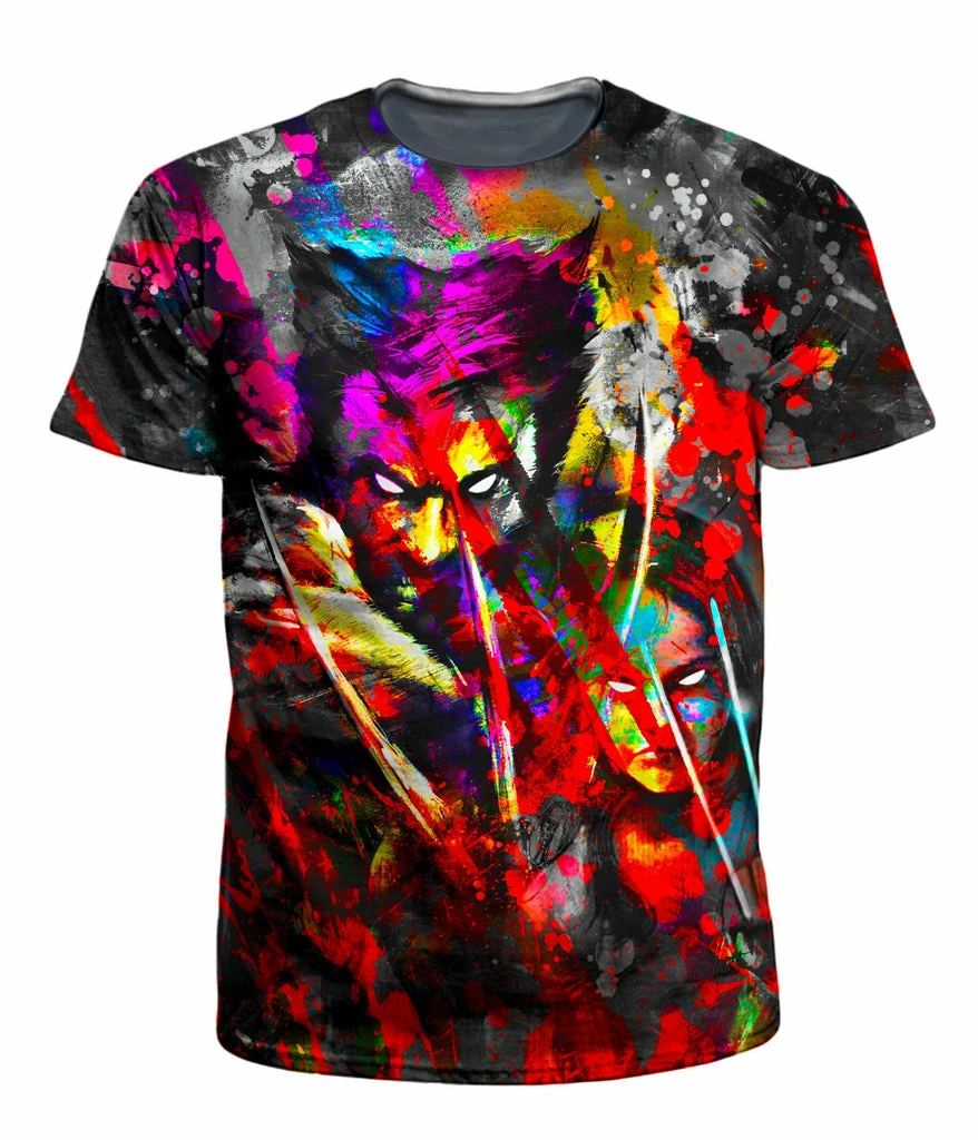 T6 Wolverine And X13 Men's T-Shirt 1 T6 Wolverine And X13 Men's T-Shirt