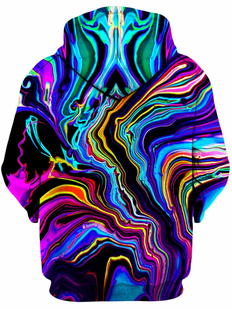 T6 Neon Rift Unisex Hoodie 2 T6 Neon Rift Unisex Hoodie - Image 2