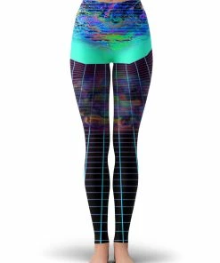 T6 Psychedelic Outrun Leggings