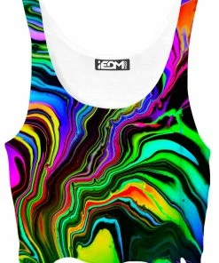 T6 Rainbow Rift Crop Top