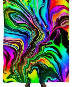 T6 Rainbow Rift Plush Blanket