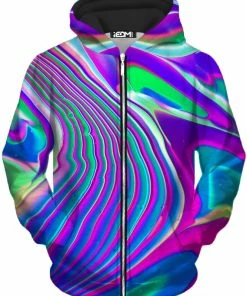 T6 Tangerine Dream Unisex Zip-Up Hoodie