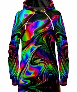 T6 That Glow Flow Hoodie Dress