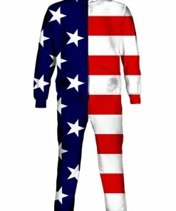 T6 USA Flag Onesie